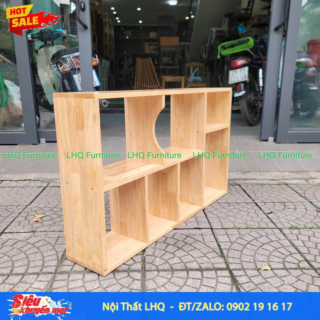 Kệ Treo Tường Rộng 1m Gỗ Cao Su – GST1m