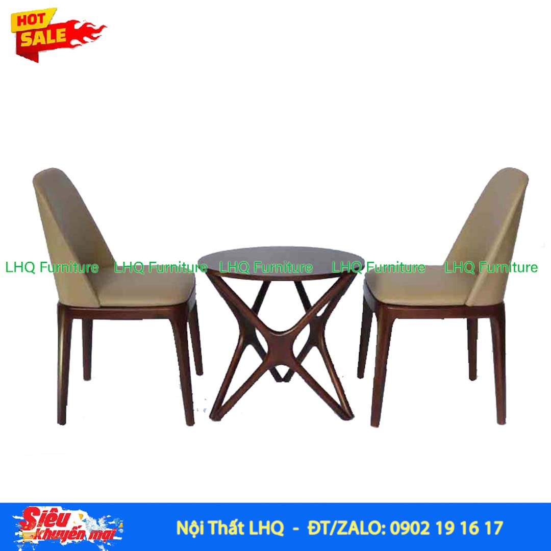 Ghế Cafe – Ghế Ăn Grace Gỗ Cao Su Sang Trọng, Ngồi Êm Ái