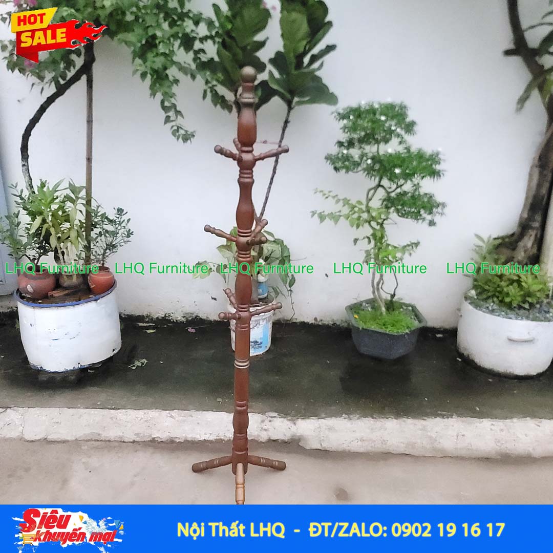Cây Treo Quần Áo Đại Gỗ Tự Nhiên | Nội Thất LHQ