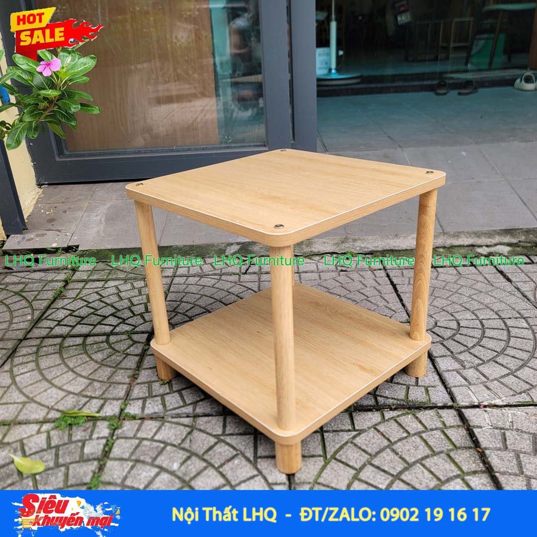 Kệ trang trí vuông 2 tầng 40x40cm – Nhỏ gọn, hiện đại và đa năng