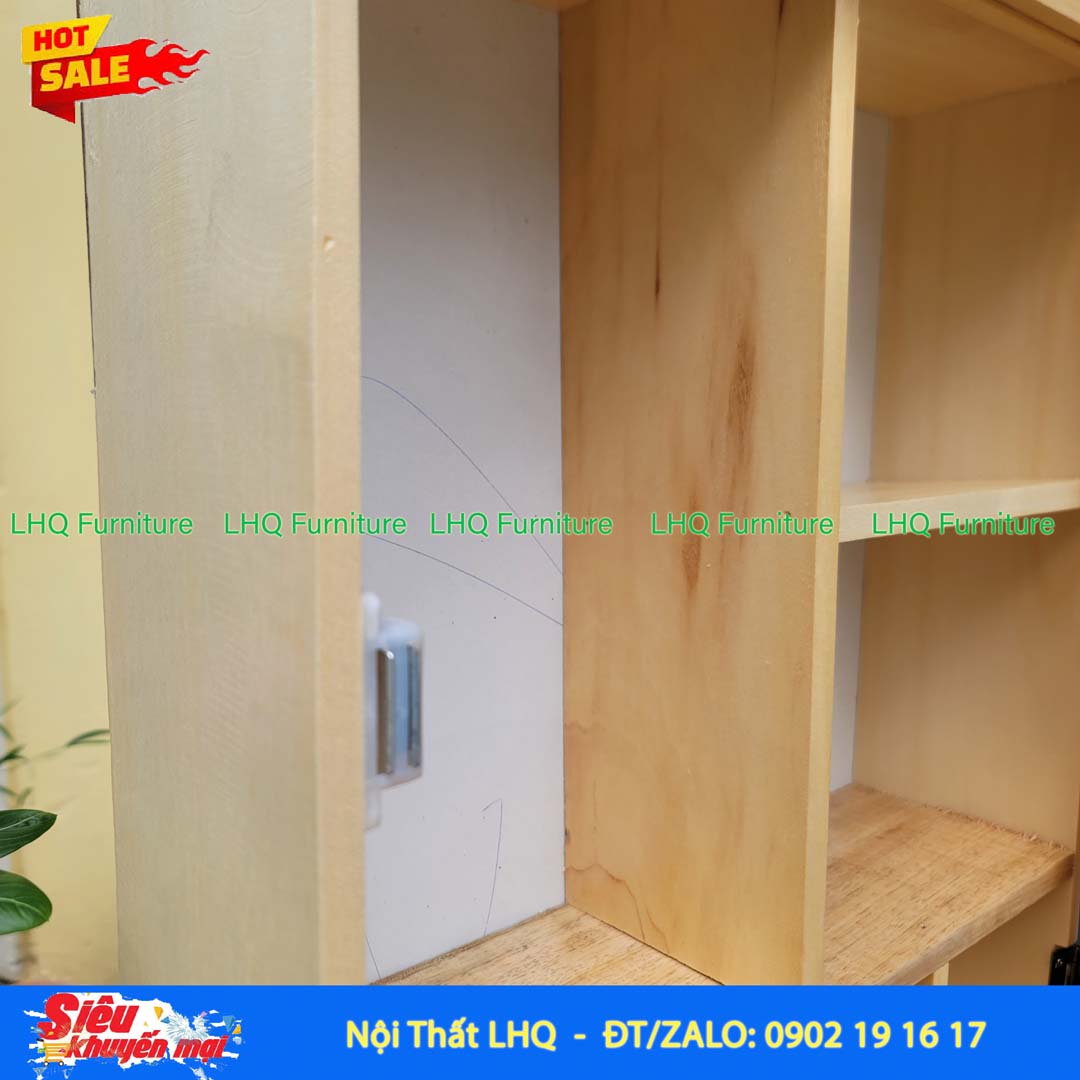 Tủ Thuốc Gia Đình To Gỗ Tự Nhiên Treo Tường Bền Đẹp Giá Rẻ