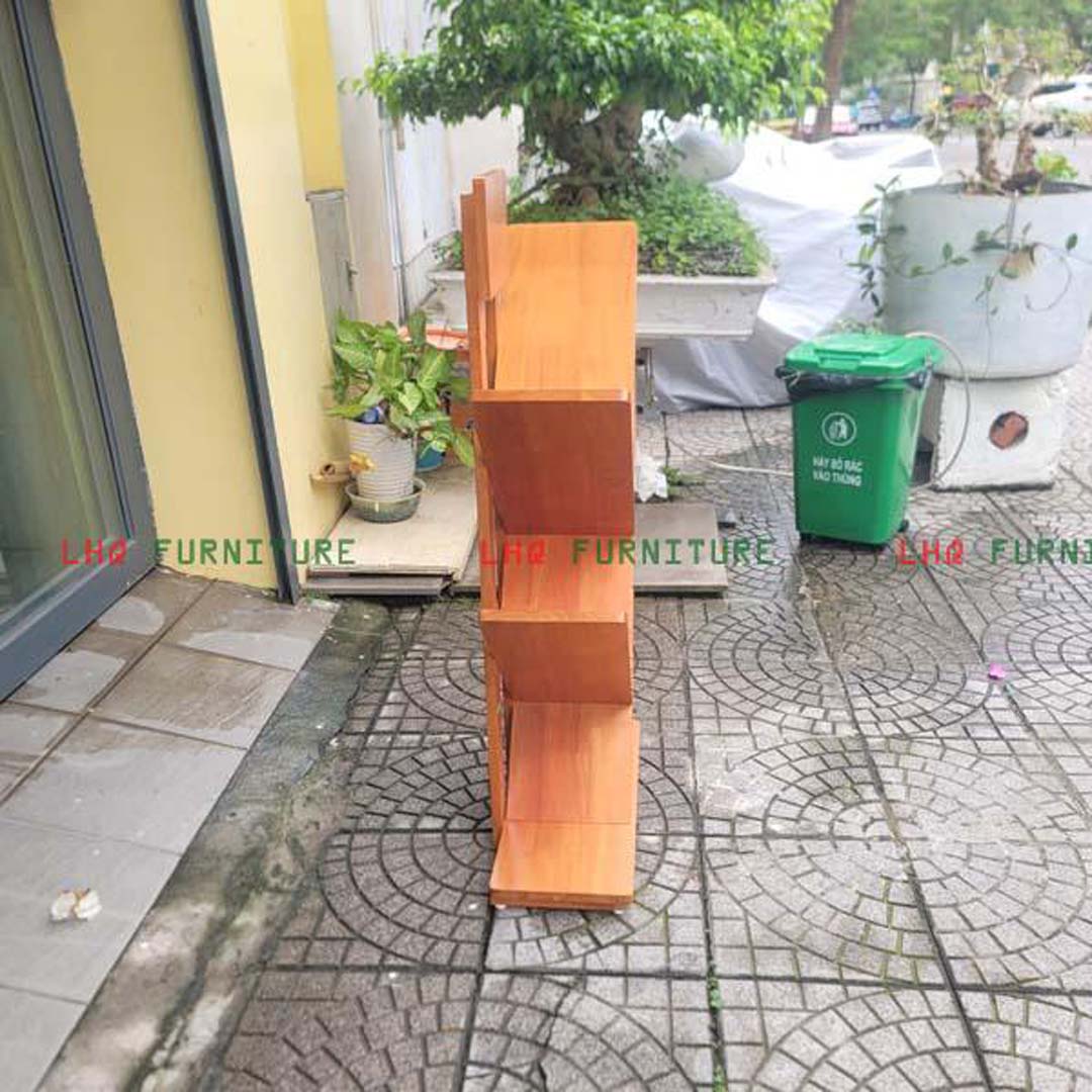 Kệ Sách Xương Cá 4 Tay – Giải Pháp Lưu Trữ Gọn Gàng, Hiện Đại Cho Mọi Không Gian