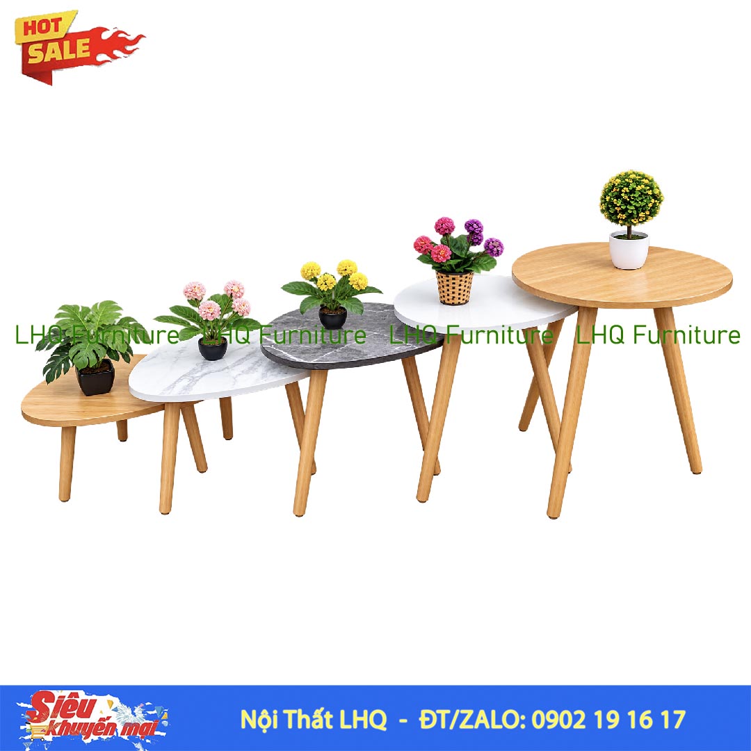 Mặt Bàn Tròn, Hình Tim MDF Melamin – Đẹp Hiện Đại, Dễ Phối Chân