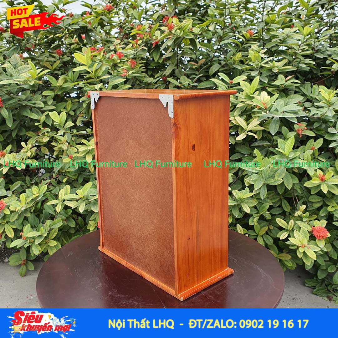Tủ thuốc mái bằng có hộc, Hoàn thiện kỹ, Sơn PU