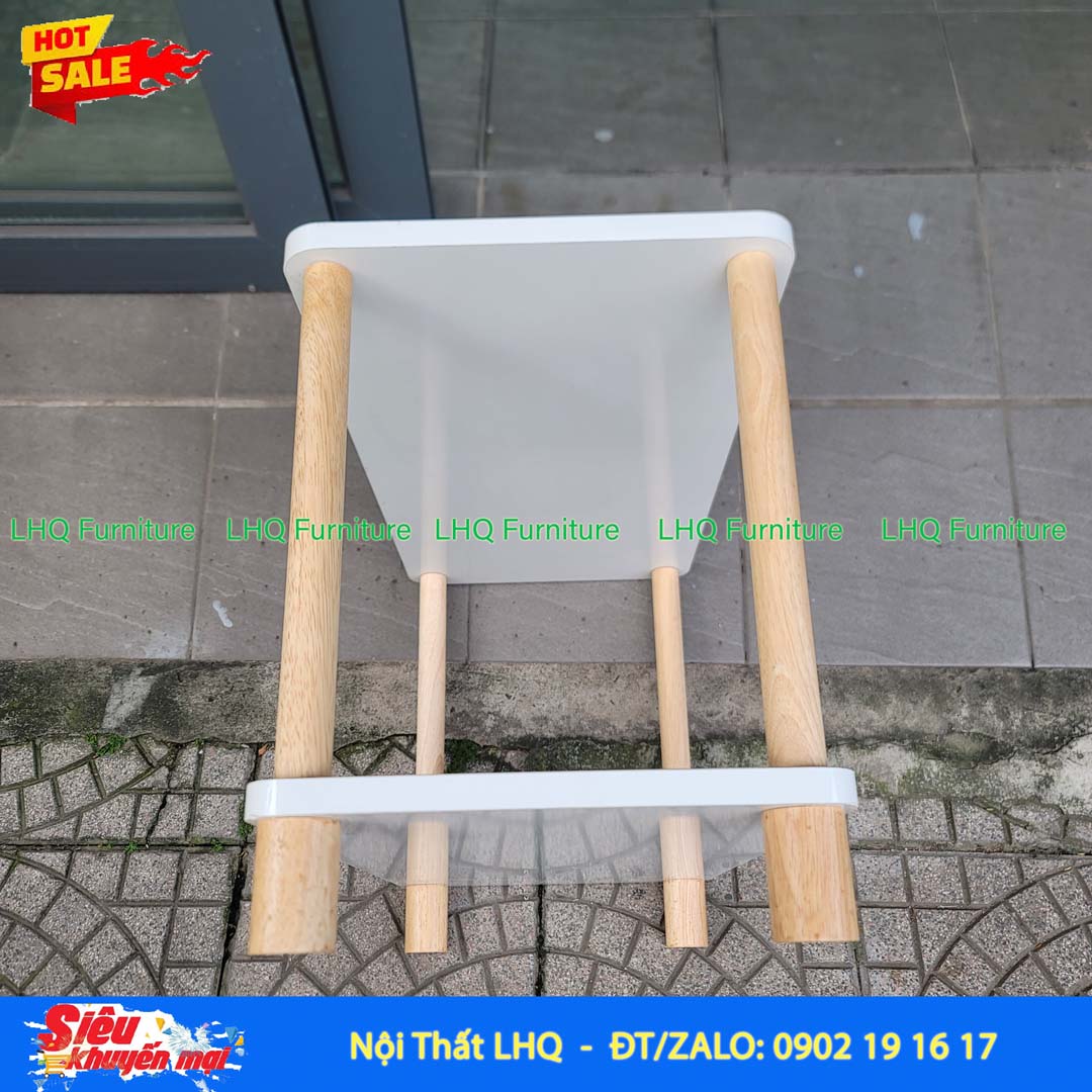 Kệ trang trí 2 tầng rộng 60cm – Mặt MDF Melamin