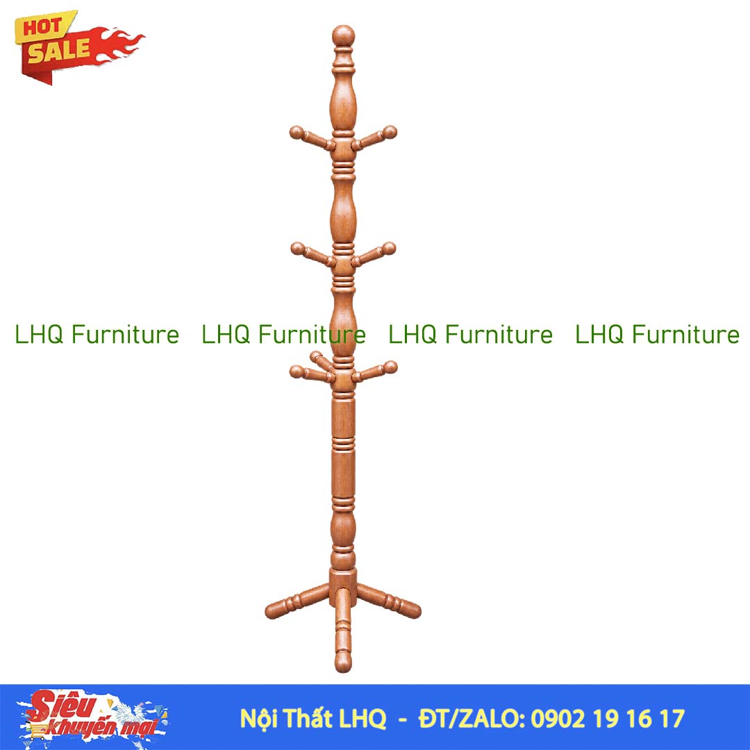 Cây Treo Quần Áo Đại Gỗ Tự Nhiên | Nội Thất LHQ