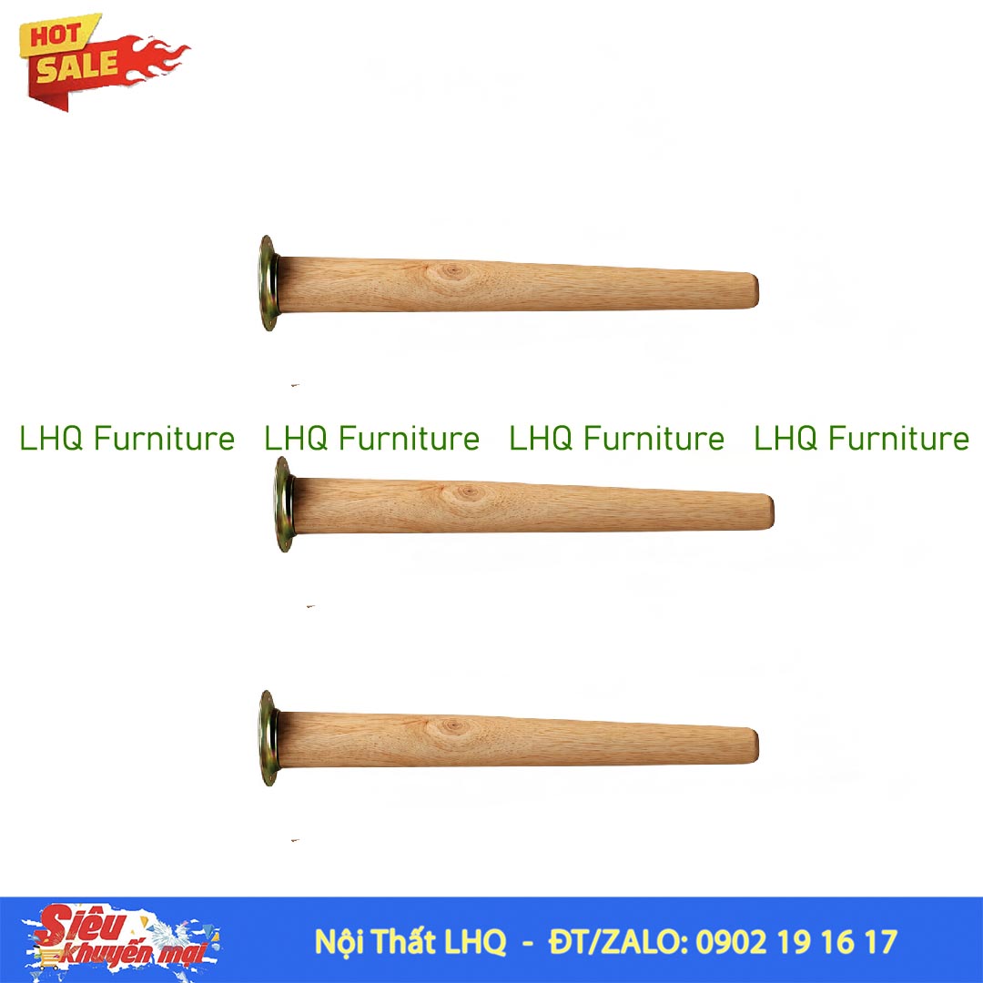Chân Bàn Decor DIY Gỗ Cao Su – 5 Chiều Cao Linh Hoạt