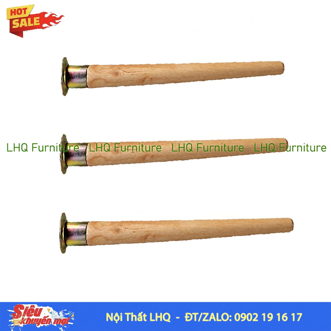 Chân Bàn Decor DIY Gỗ Cao Su – 5 Chiều Cao Linh Hoạt