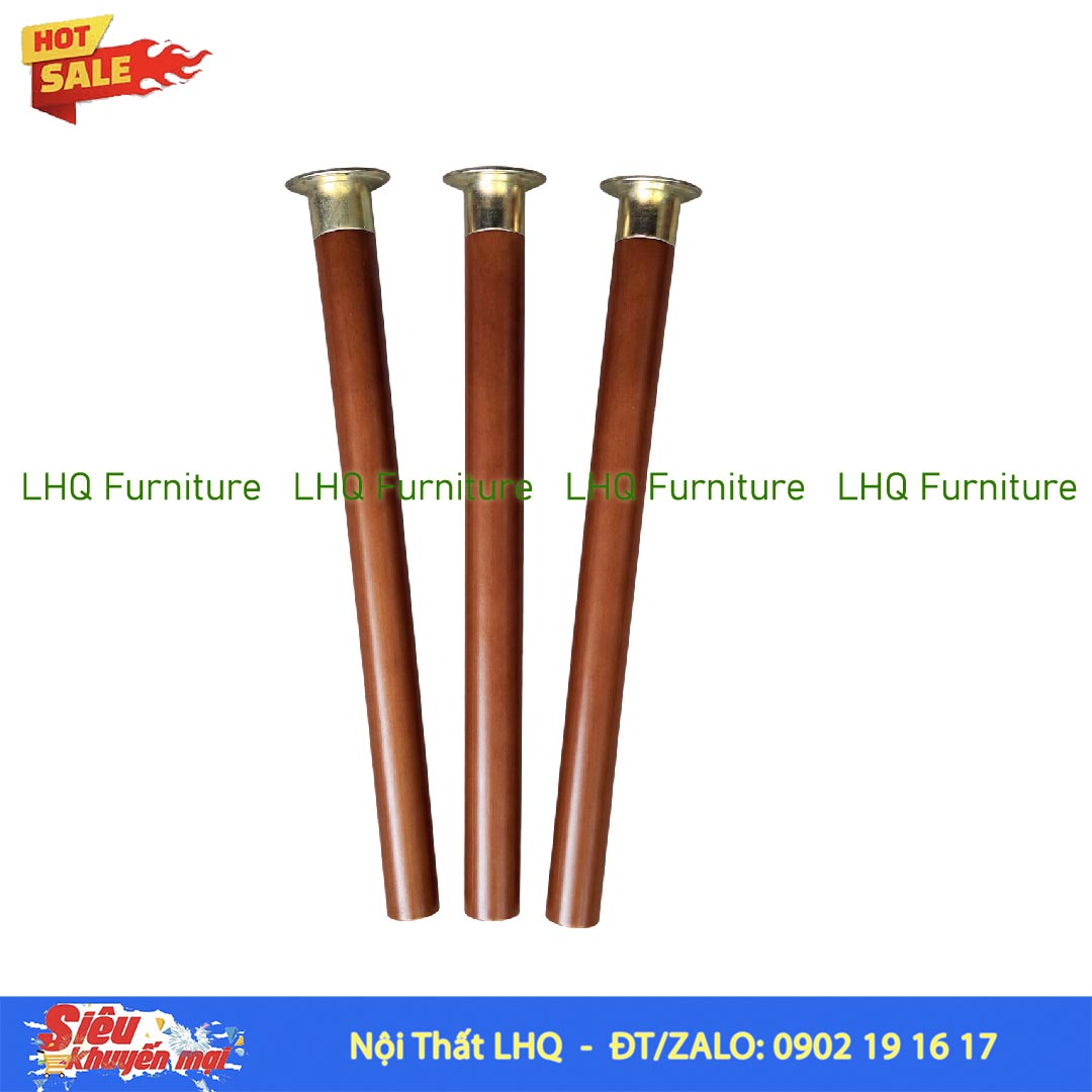 Chân Bàn Decor DIY Gỗ Cao Su – 5 Chiều Cao Linh Hoạt
