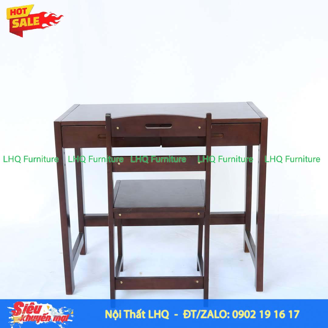 Bộ Bàn Ghế Học Sinh Gỗ Cao Su Tự Nhiên | Bền Đẹp, Chắc Chắn