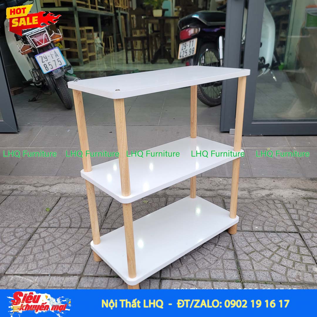 Kệ trang trí 3 tầng 50x30x70cm – Gọn đẹp, đa năng