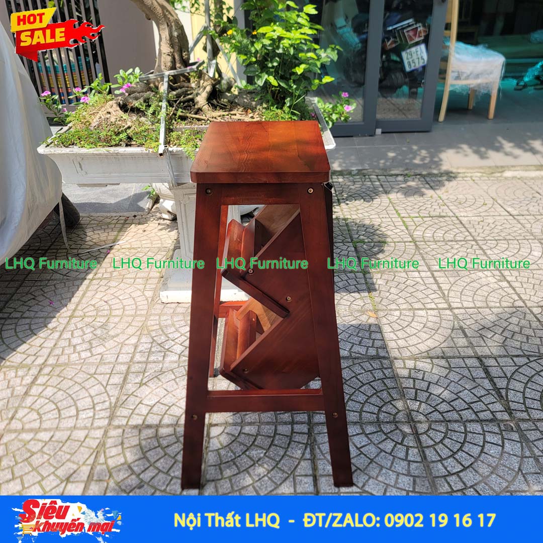 Ghế Thắp Hương Gỗ Tự Nhiên Xếp Gọn | Nội Thất LHQ