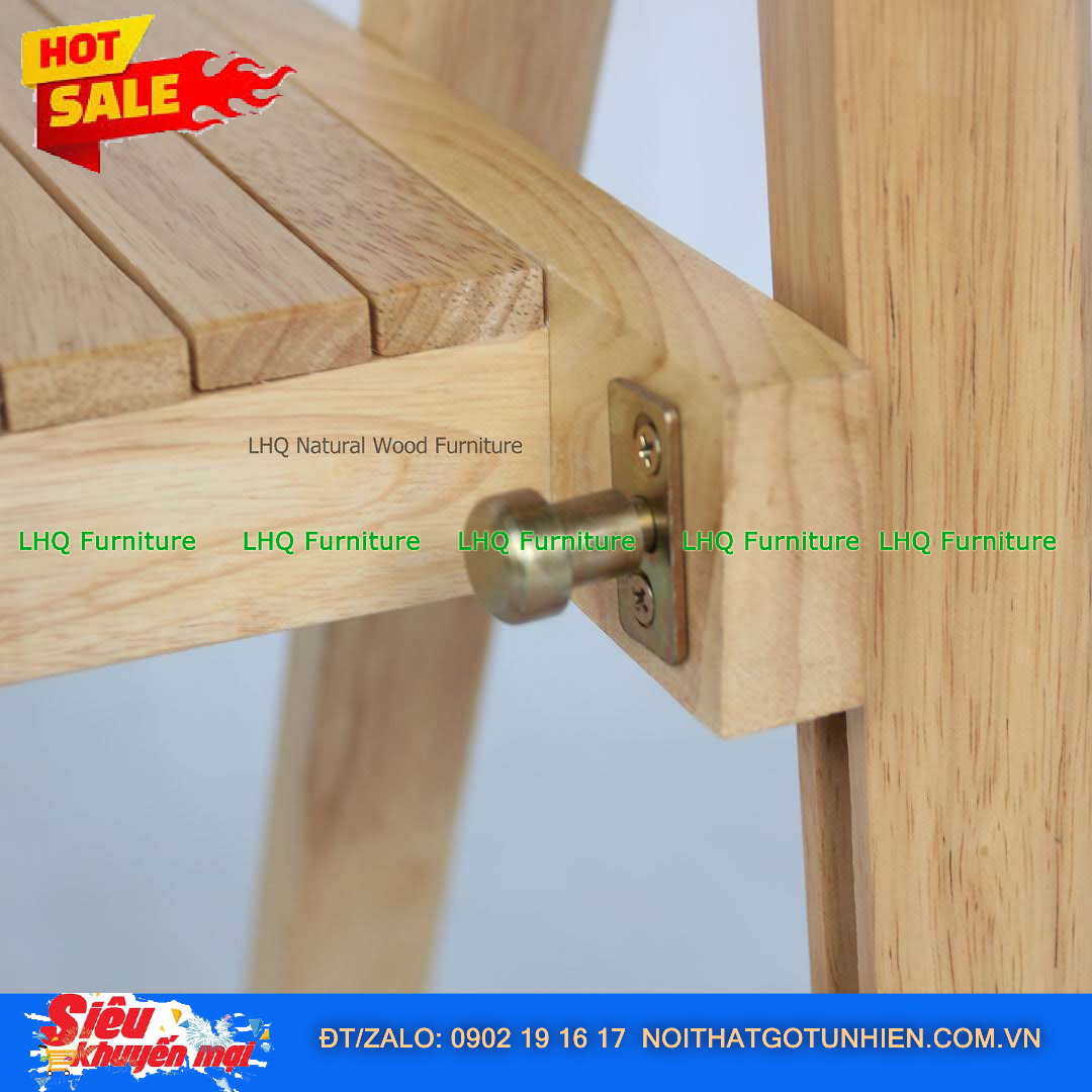 Ghế Gấp Gỗ Cao Su – Gấp Gọn Tiện Lợi, Bền Đẹp Cho Mọi Không Gian