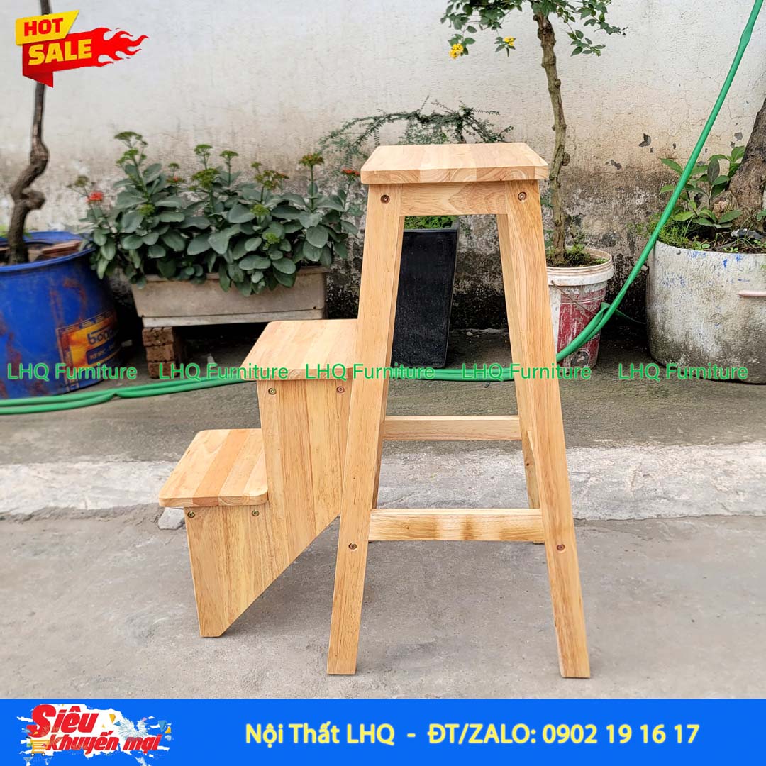 Ghế Thắp Hương Gỗ Tự Nhiên Xếp Gọn | Nội Thất LHQ