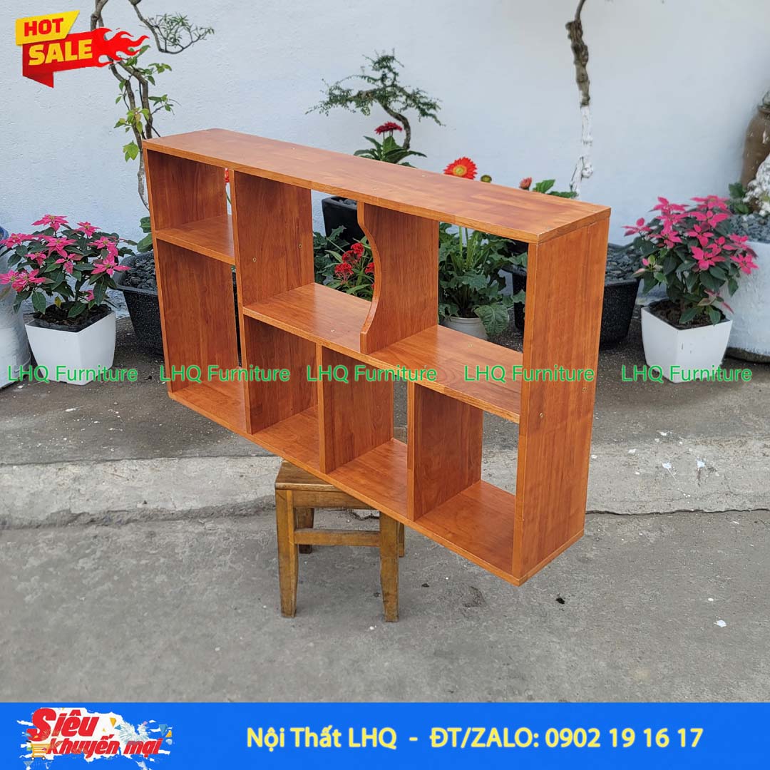 Kệ Treo Tường Rộng 1m Gỗ Cao Su – GST1m