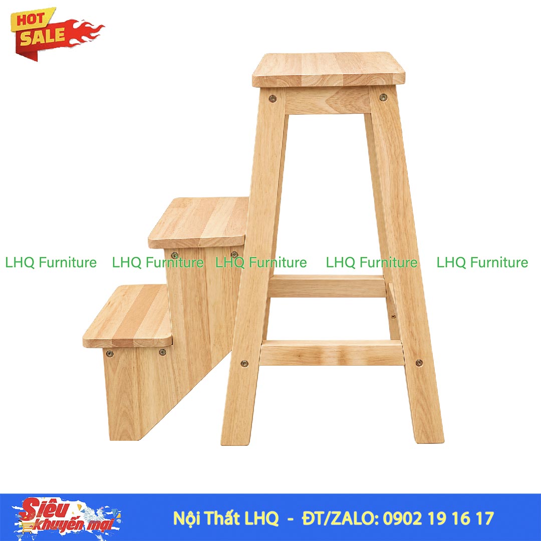 Ghế Thắp Hương Gỗ Tự Nhiên Xếp Gọn | Nội Thất LHQ