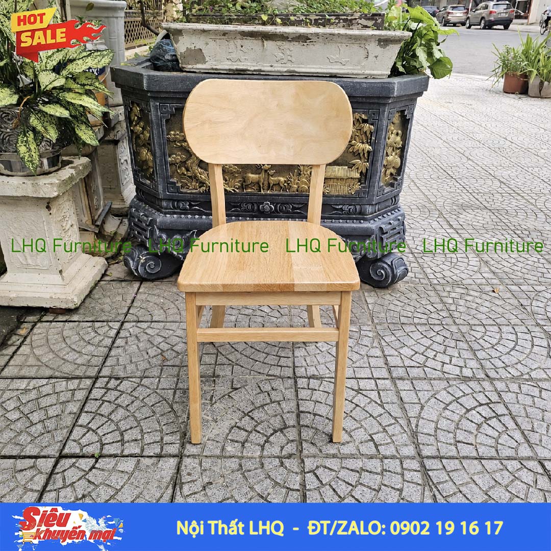 Bộ Bàn Butter 2 Ghế Mặt Gỗ – Bàn Vuông 80cm