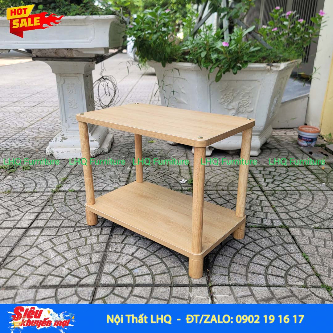 Kệ trang trí 2 tầng 50x30x39cm – Nhỏ gọn, tiện dụng cho nhiều không gian