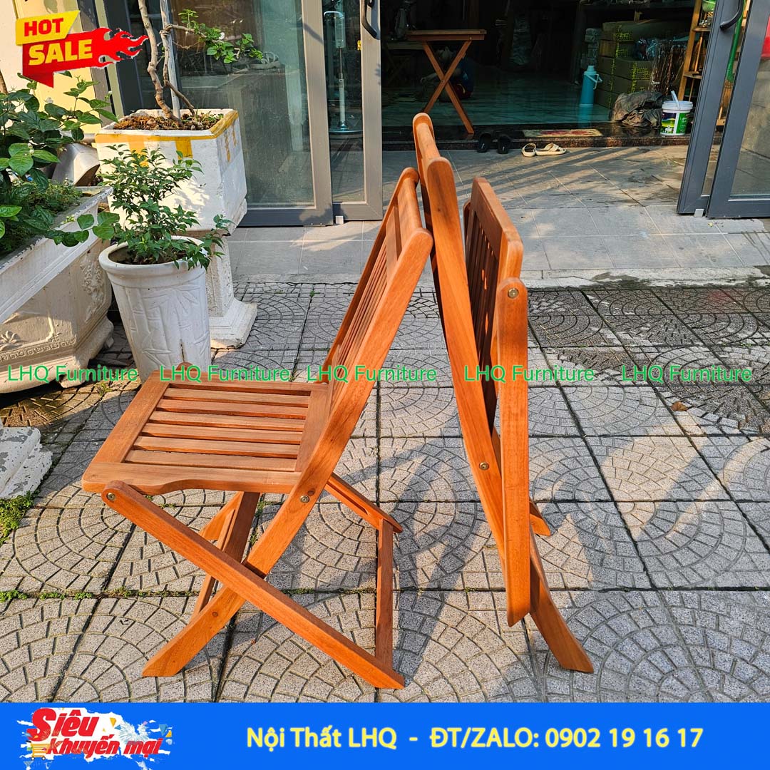 Ghế Cafe Nan Cao Gỗ Tràm Có Cổ | Nội Thất LHQ