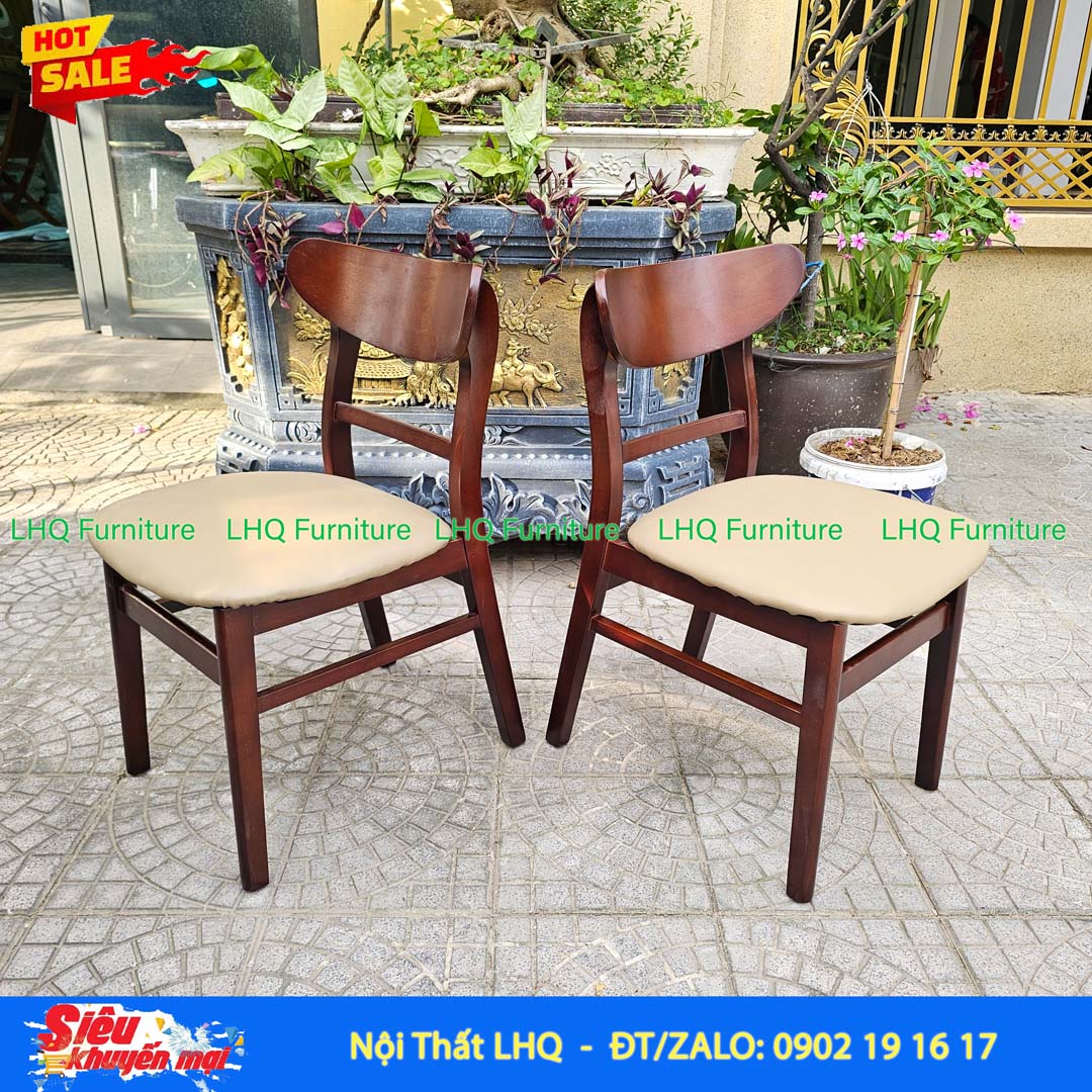 Ghế Cafe – Ghế Ăn Mango Gỗ Cao Su Hiện Đại, Chất Lượng Xuất Khẩu