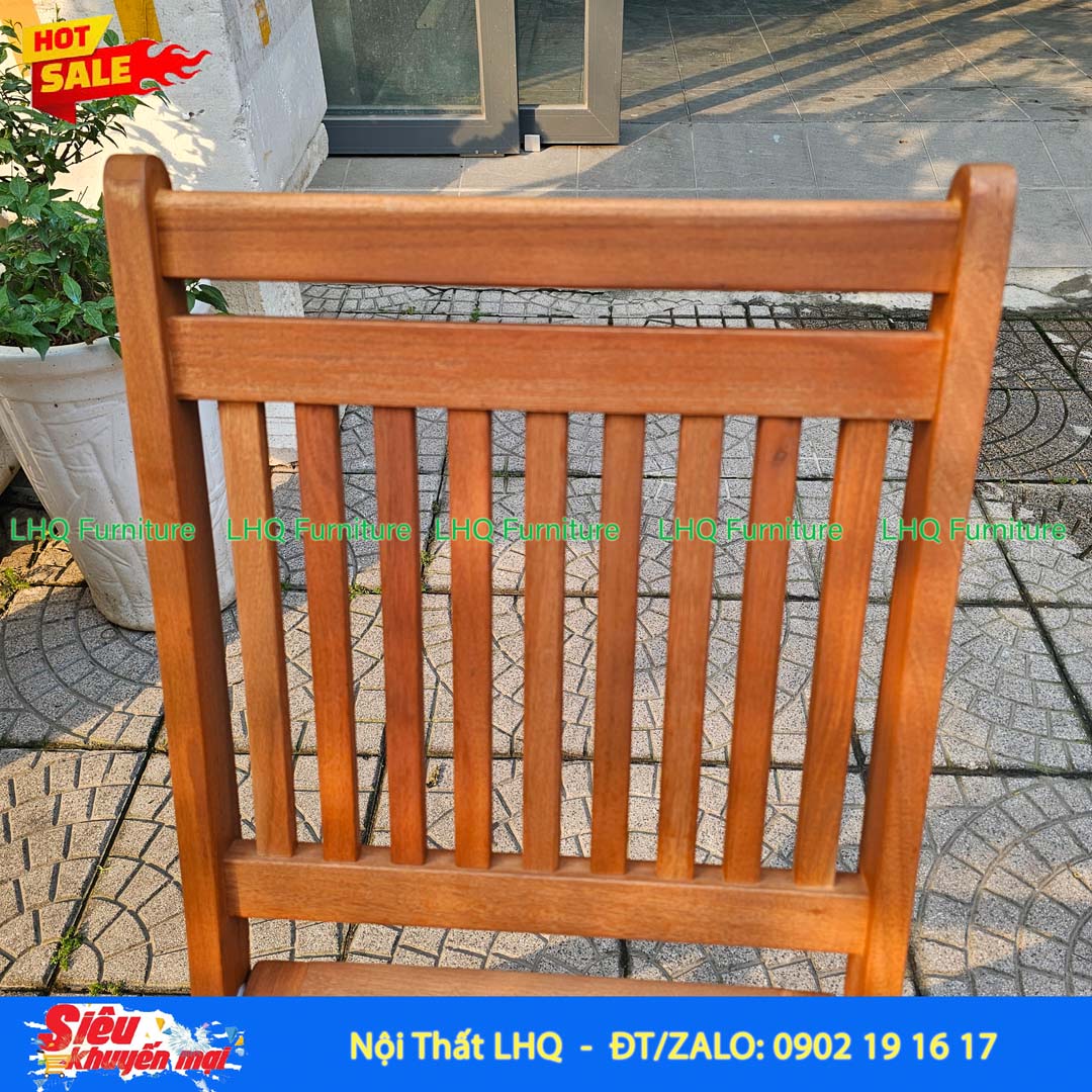 Ghế Cafe Nan Cao Gỗ Tràm Có Cổ | Nội Thất LHQ