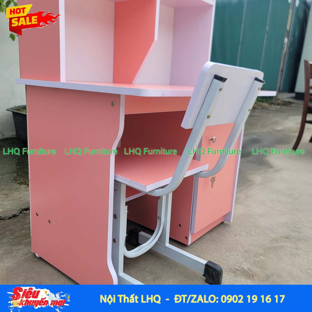 Bộ bàn học sinh nhí – Gỗ MDF, thiết kế tháo lắp tiện lợi