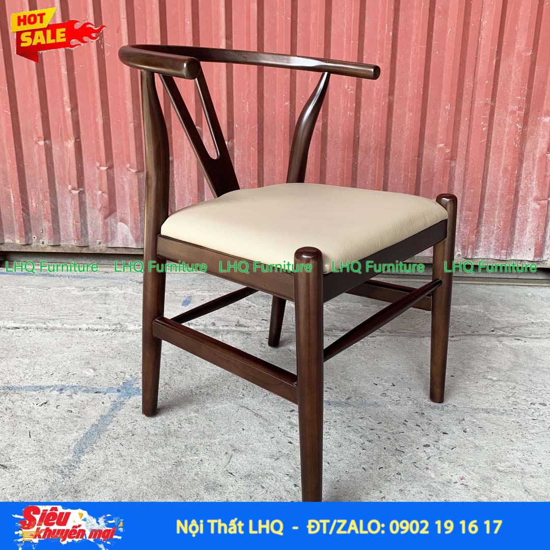 Ghế Cafe – Ghế Ăn Wishbone Gỗ Cao Su Chất Lượng Xuất Khẩu