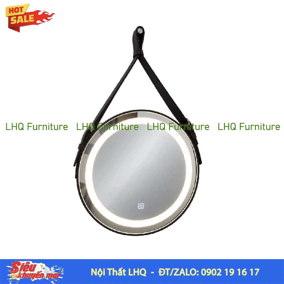 Gương Treo Cảm Ứng D40 cm, Cường độ sáng tùy chỉnh