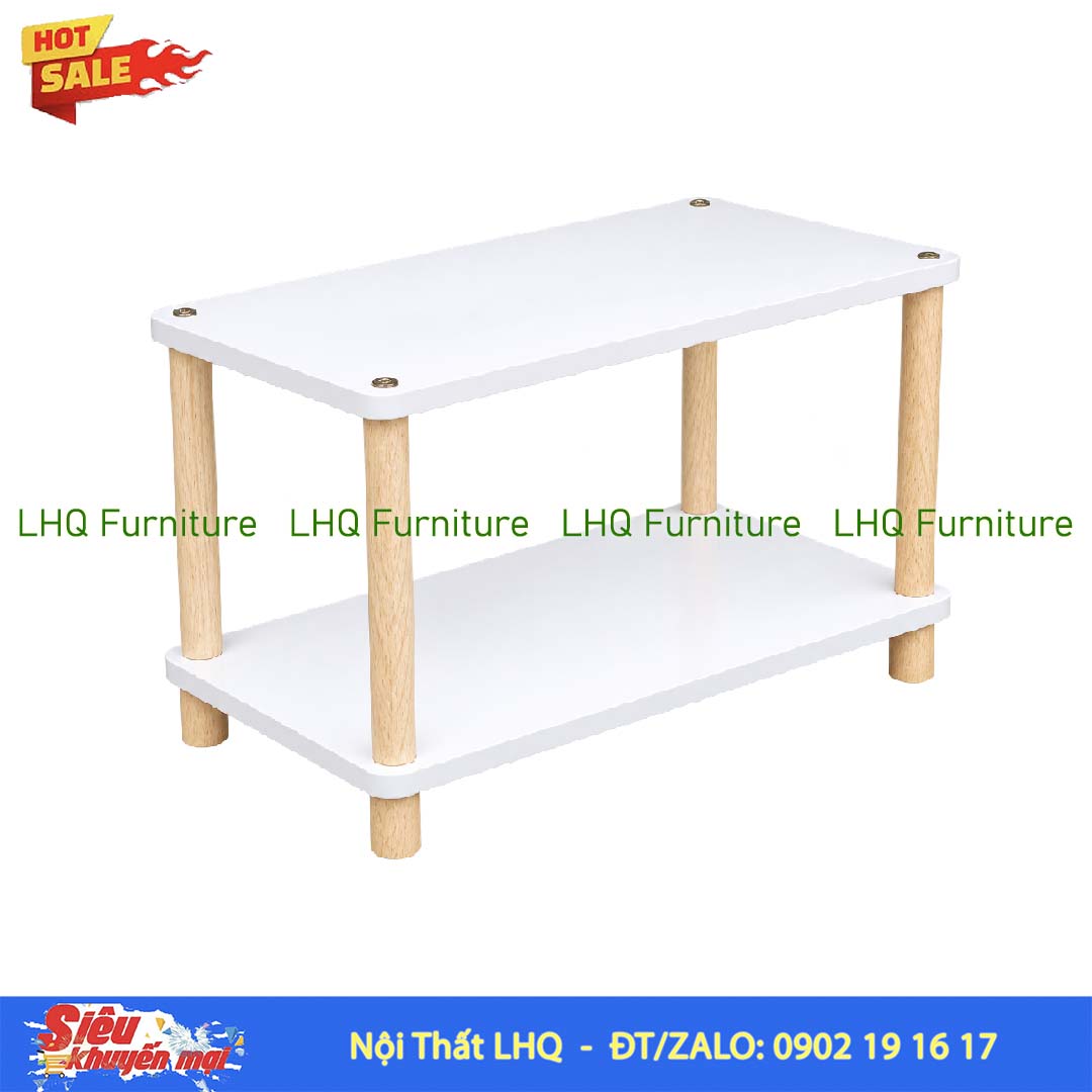 Kệ trang trí 2 tầng 50x30x39cm – Nhỏ gọn, tiện dụng cho nhiều không gian