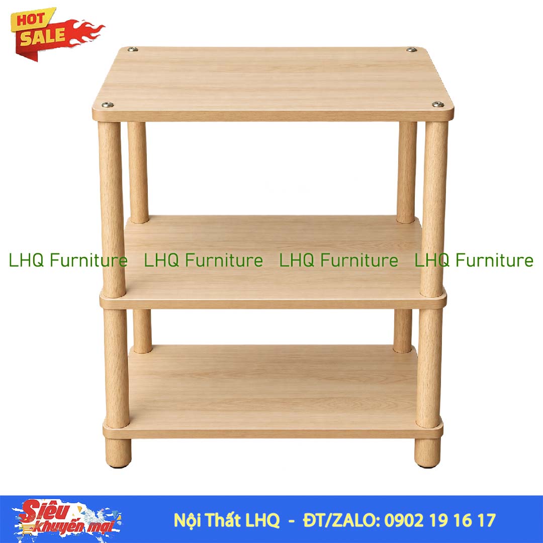 Kệ trang trí 3 tầng 50x30x70cm – Gọn đẹp, đa năng