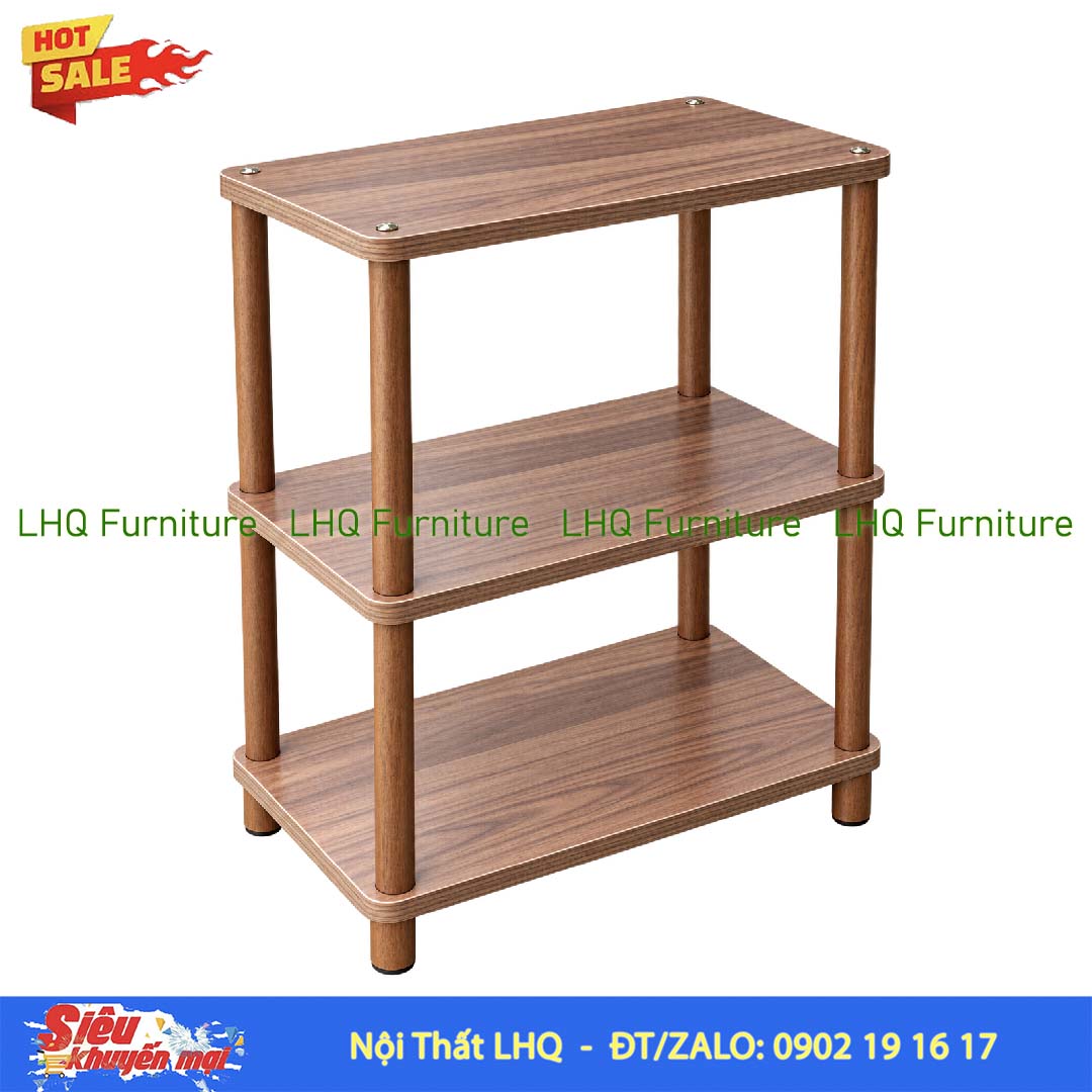 Kệ trang trí 3 tầng 50x30x70cm – Gọn đẹp, đa năng