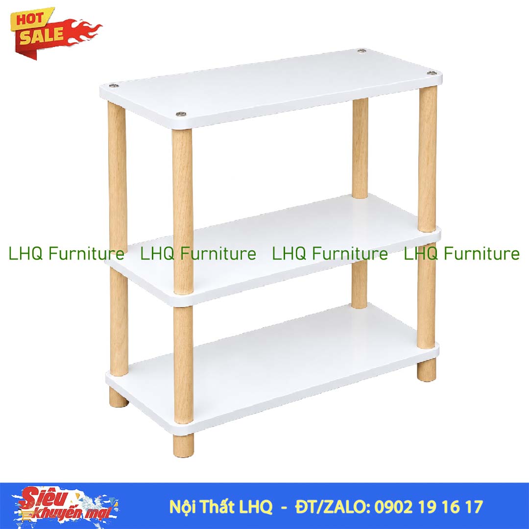 Kệ trang trí 3 tầng 50x30x70cm – Gọn đẹp, đa năng