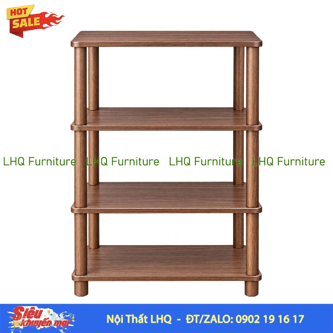 Kệ Trang Trí 4 Tầng Siêu Rộng 70cm – MDF Melamin