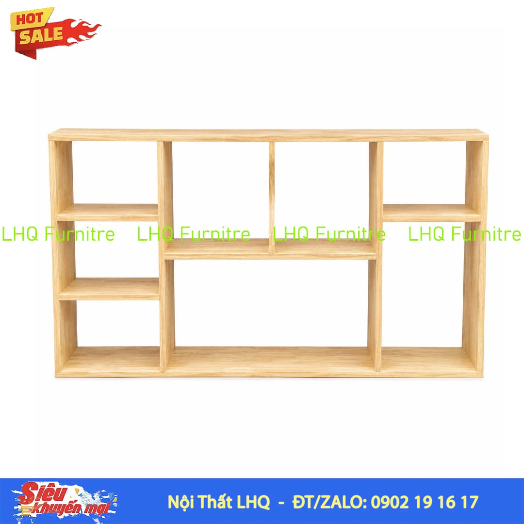 Kệ Treo Tường Rộng 1m2 Gỗ Cao Su – GST1m2