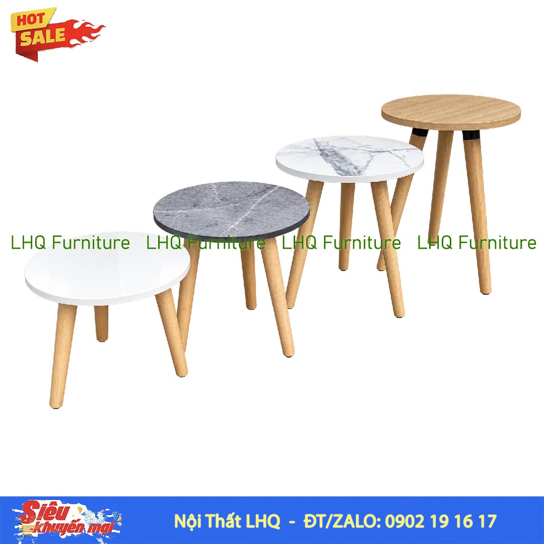Mặt Bàn Tròn, Hình Tim MDF Melamin – Đẹp Hiện Đại, Dễ Phối Chân