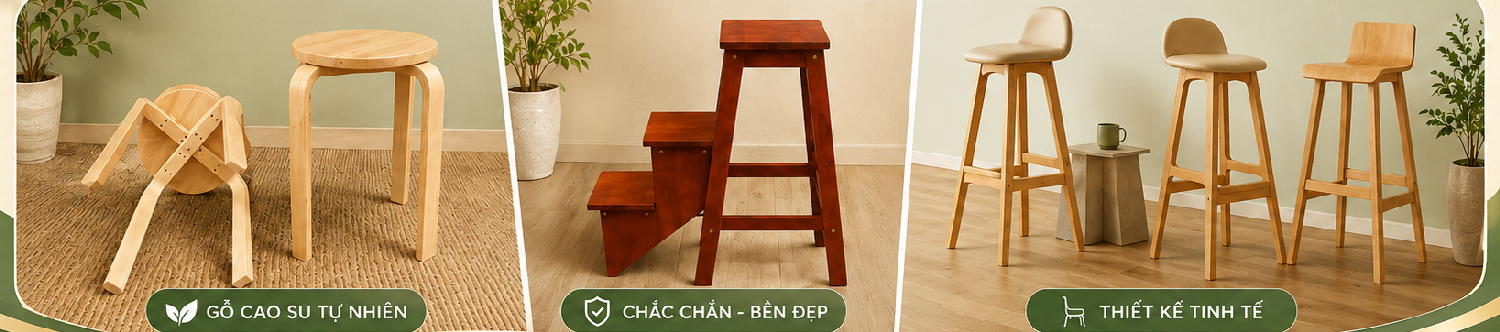Nội Thất Gỗ Cao Su LHQ