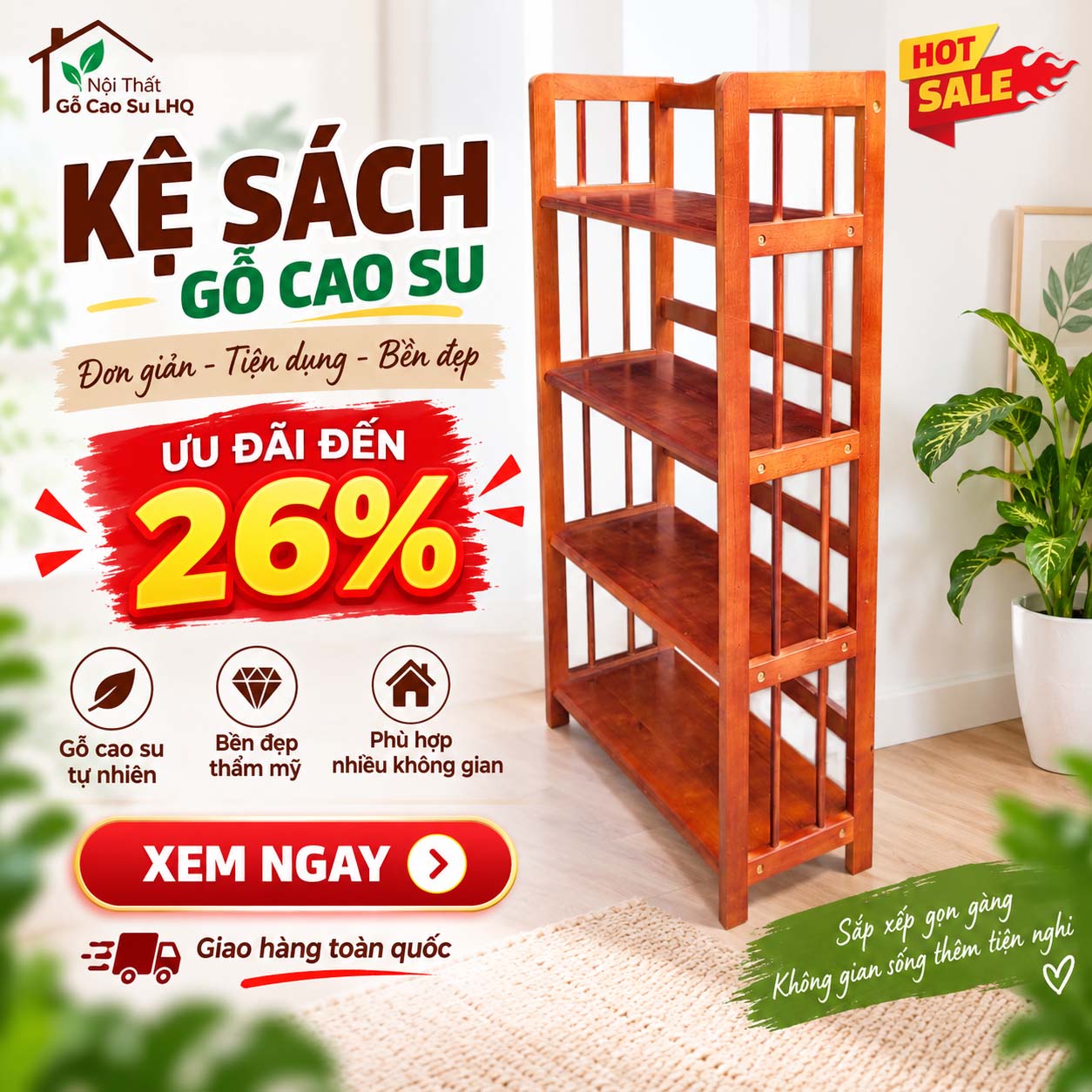 Kệ Sách Gỗ