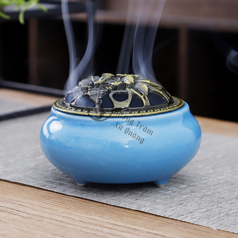 Lư xông trầm hương nhiều màu