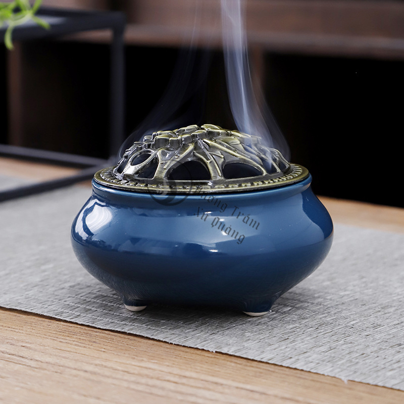Lư xông trầm hương nhiều màu