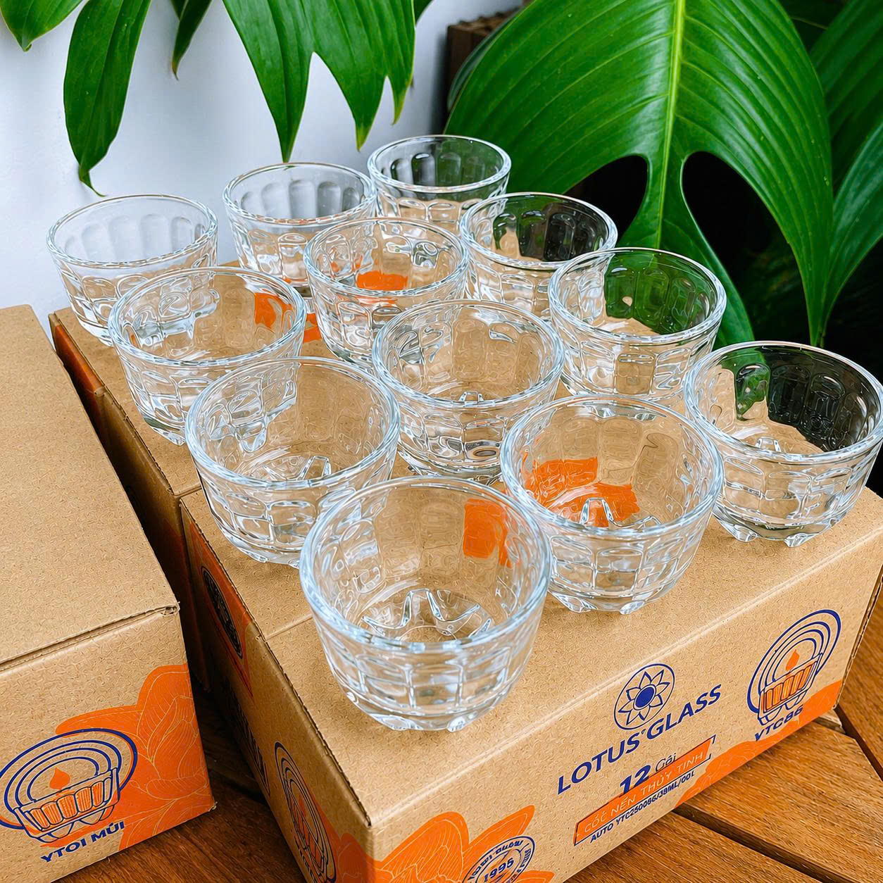 12 Cốc tuỷ tinh làm nến t01, làm nến bơ