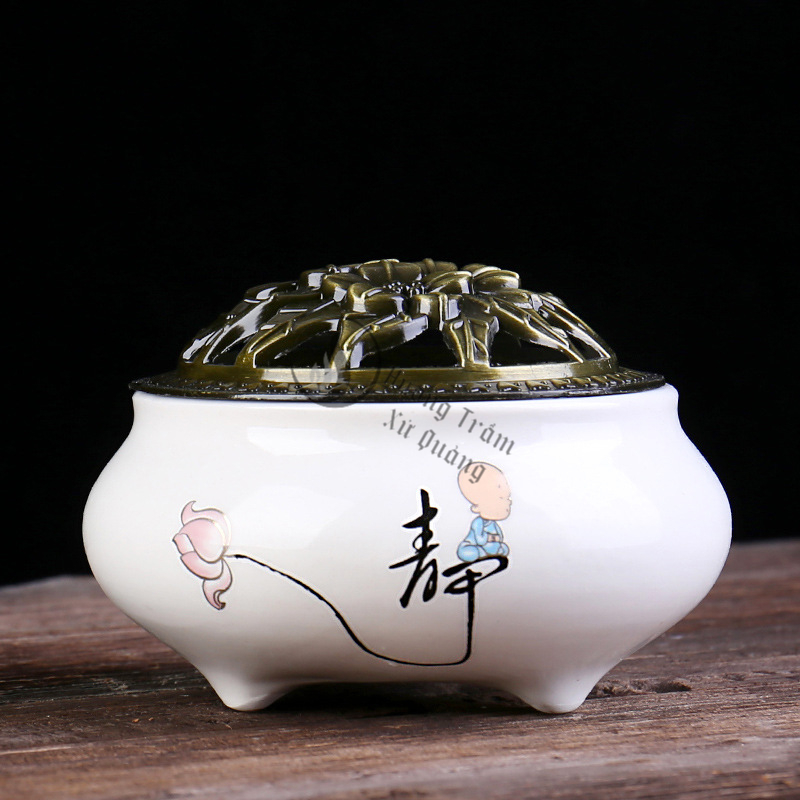 Lư xông trầm hương nhiều màu