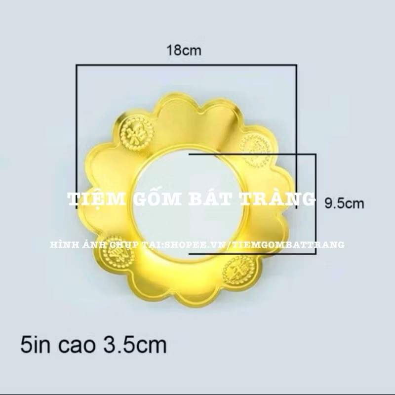 Khay hứng tàn nhang bát hương