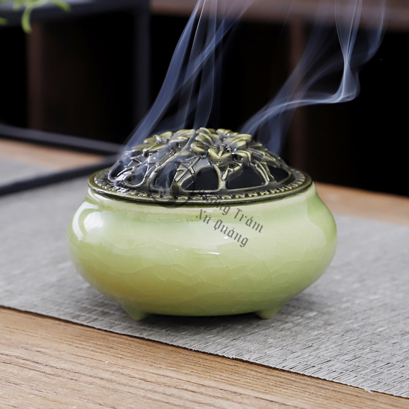 Lư xông trầm hương nhiều màu