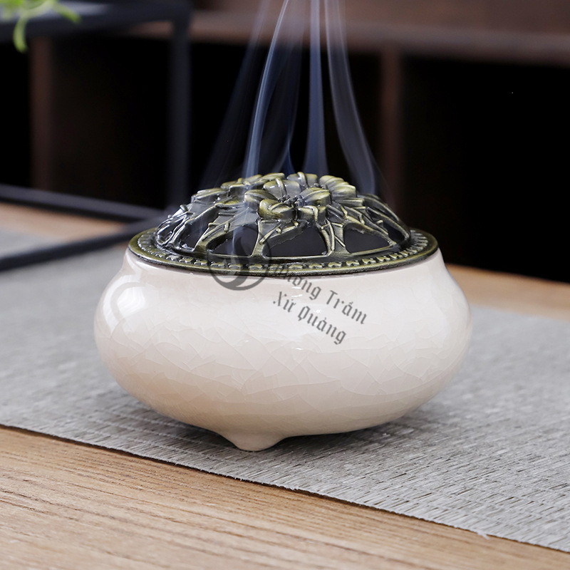 Lư xông trầm hương nhiều màu