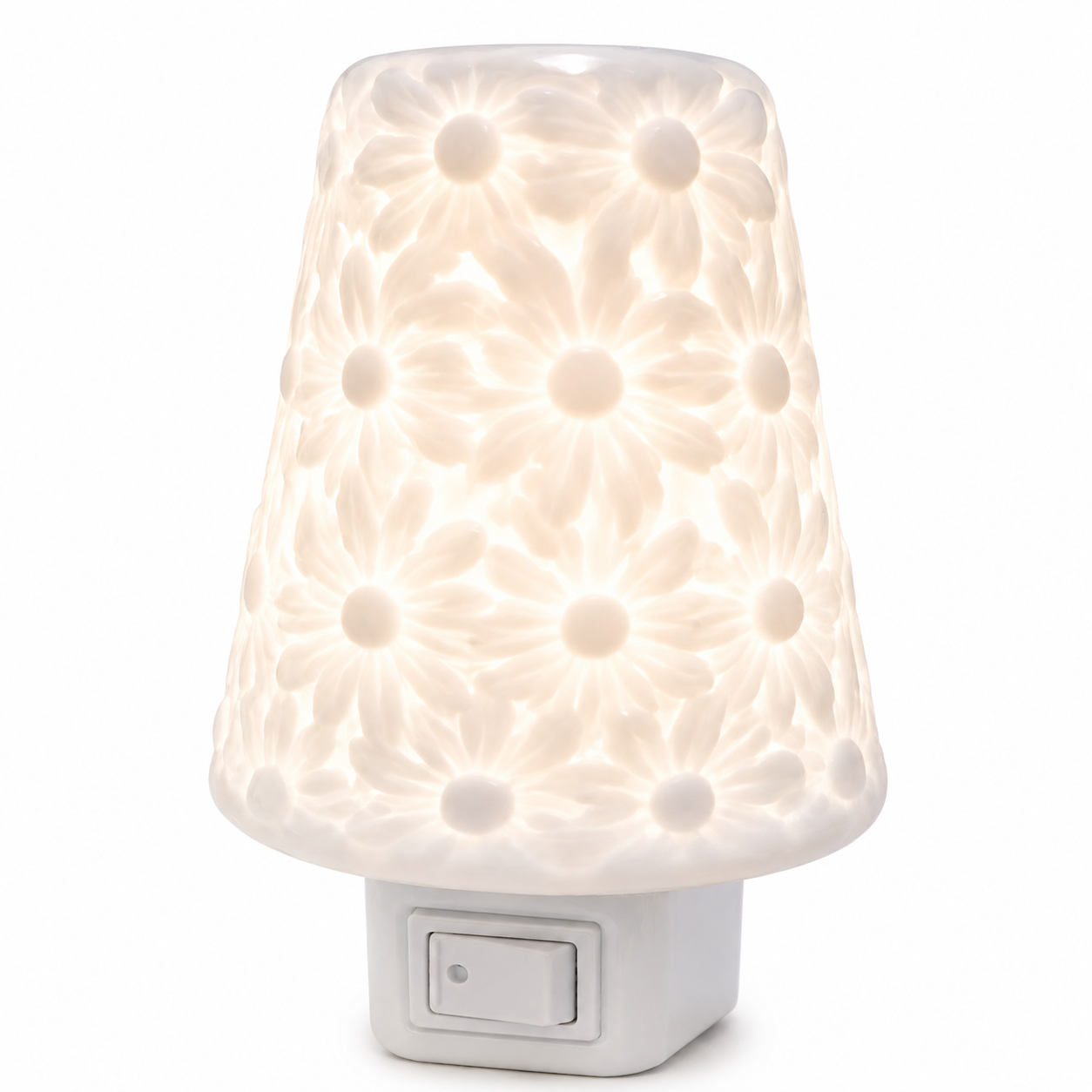 Đèn xông tinh dầu mini cắm điện nhiều hình dạng bằng gốm sứ cao cấp