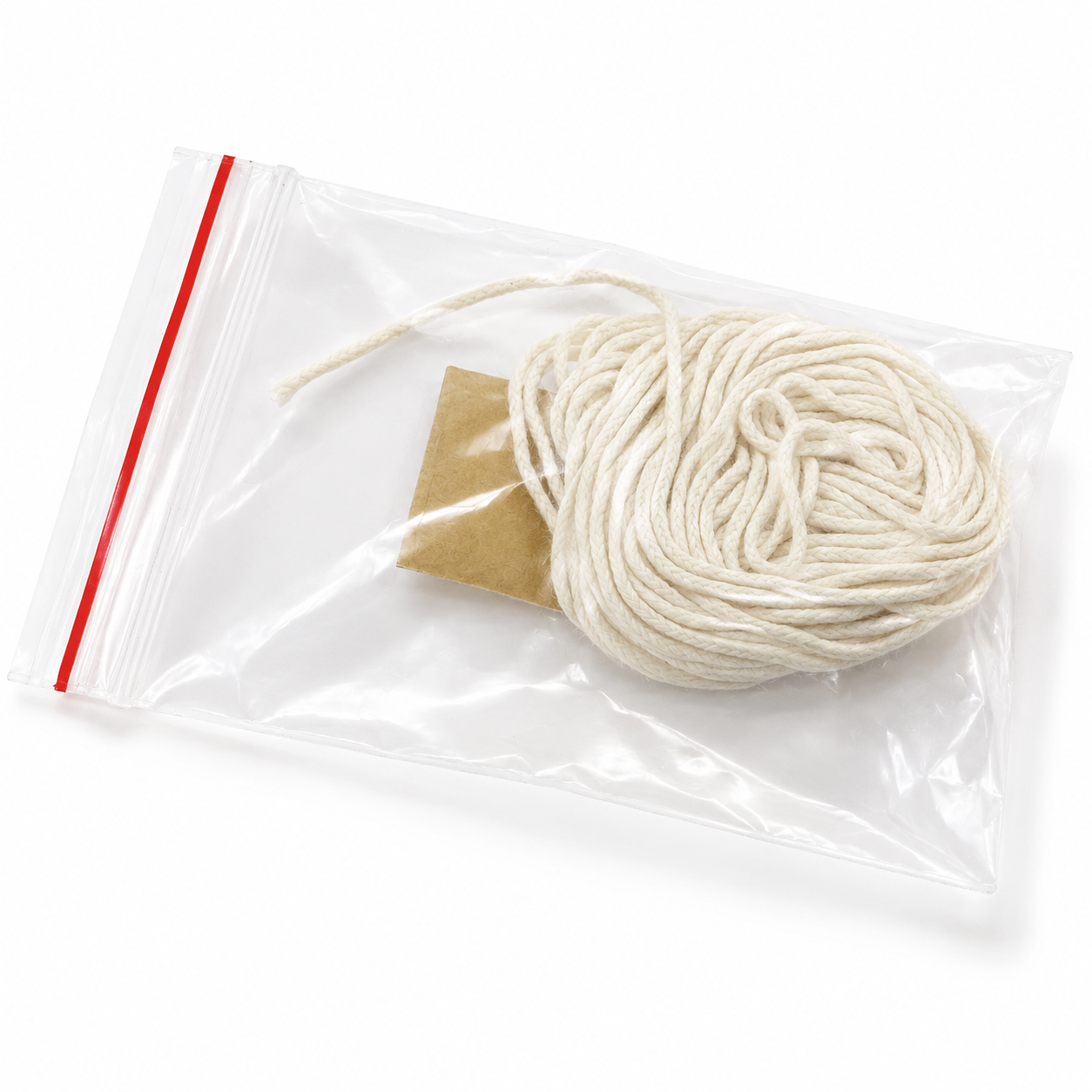 Tim nến 100% cotton bấc nến thô không đế chưa nhúng sáp
