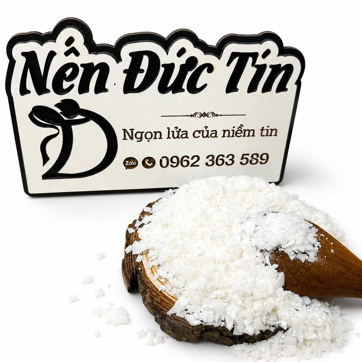 Sáp đậu nành cứng được làm từ 100% thiên nhiên an toàn cho người sử dụng