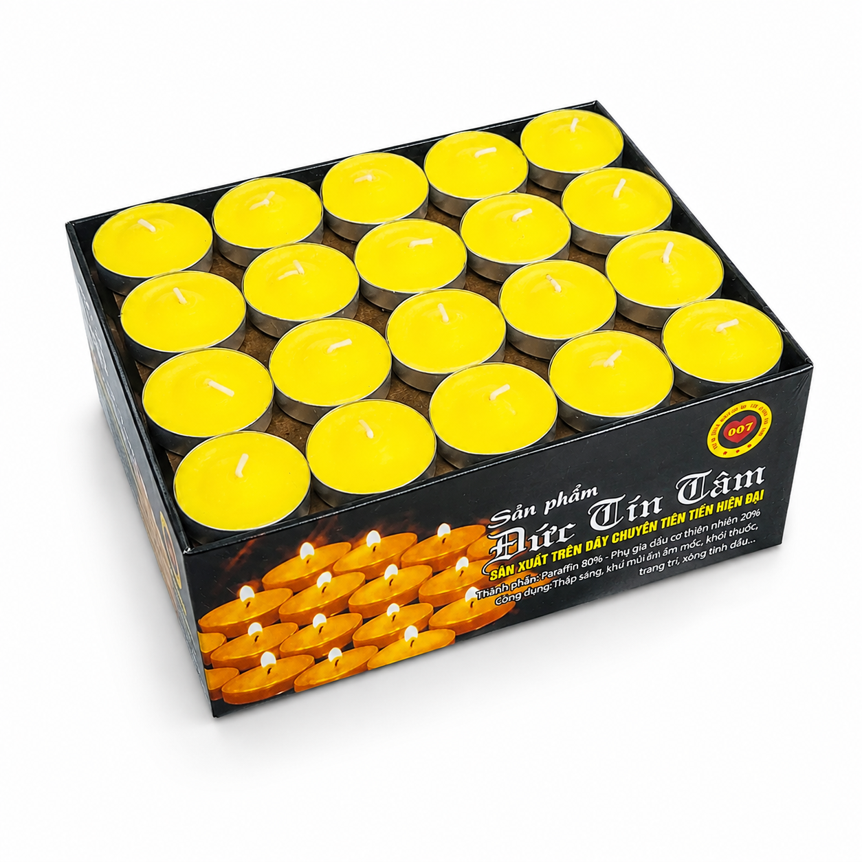 Hộp 100 viên Tealight 3h