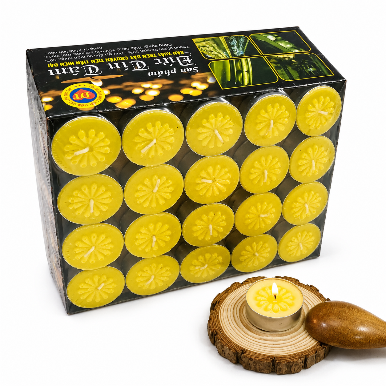 Nến 100 viên Tealight 4h