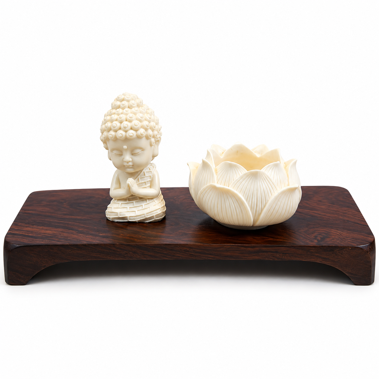 Tượng Phật Ngồi Đài Sen Mini Để Ô Tô, Bàn Làm Việc, Tượng Phật A Di Đà, Quan Âm Bồ Tát Toạ Thiền